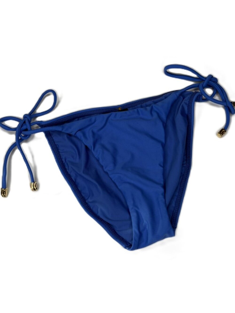 ViX Paula Hermanny Matte Tie-Side Bikini Bottom Blue Small